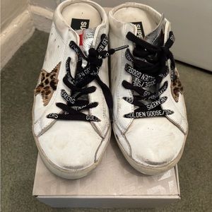 Golden goose open back sabots size 9